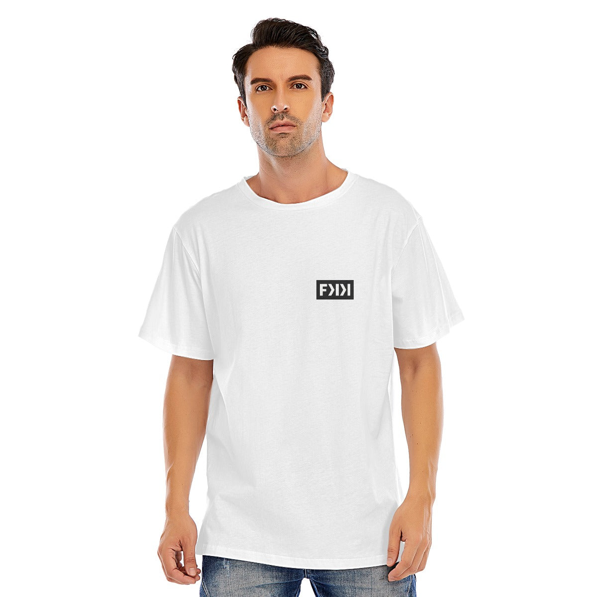 Unisex Oversized 100%Cotton Sleeve T-shirt